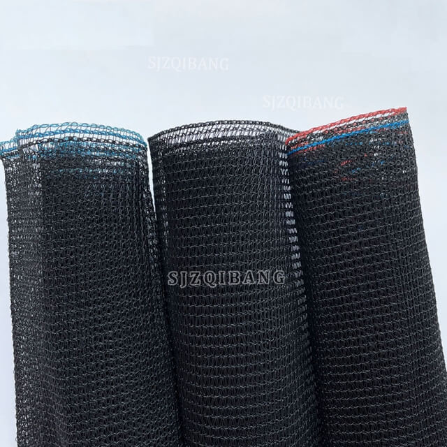 Knitted Black 70% Plastic Outdoor Shade Mesh Netting