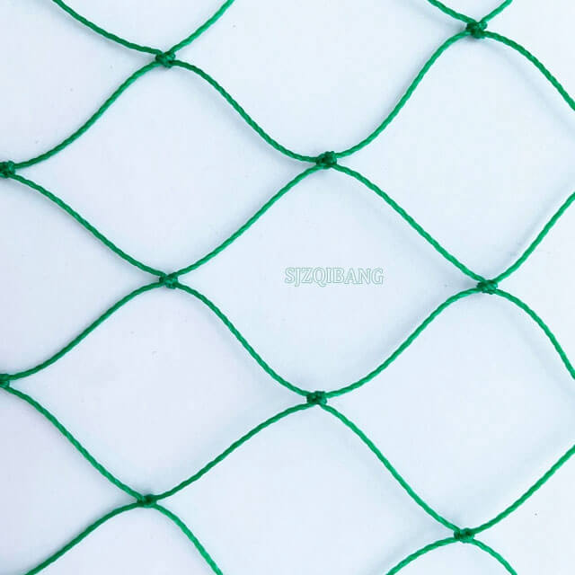 Agricultural Knotted HDPE UV Protection Green Poultry Free Range Net